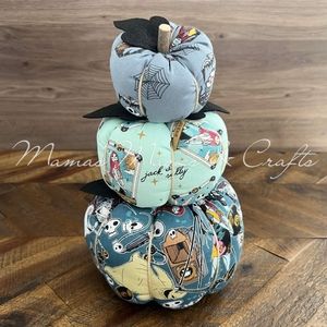 Nightmare Before Christmas Inspired Pumpkin Set (3) 🎃